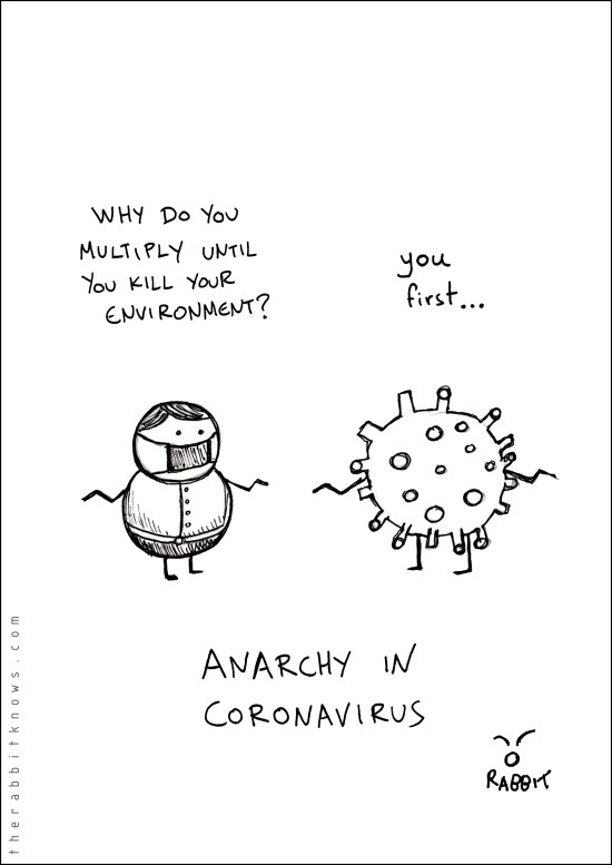 Anarchy in coronavirus